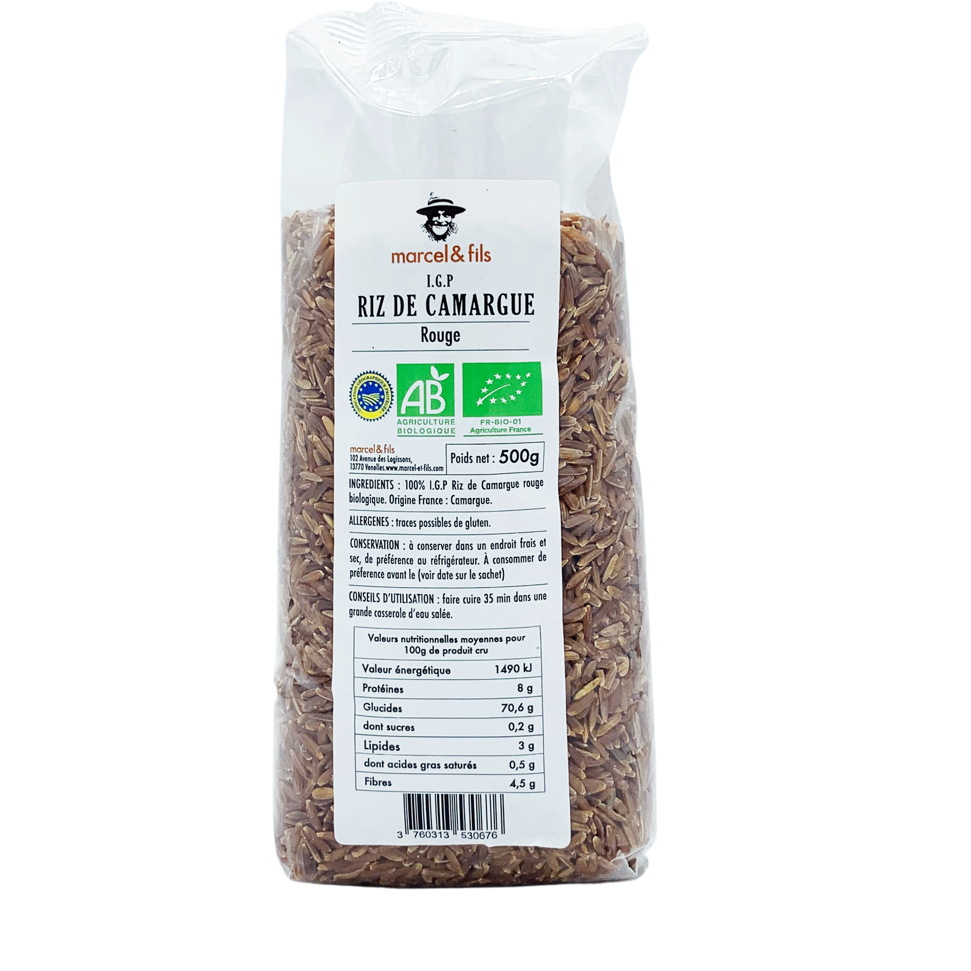 Riz rouge bio de Camargue - L'épicerie d'Estelle