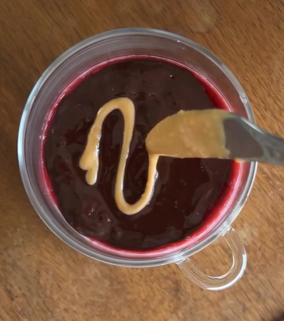 Overnight oats skyr et purée de framboise