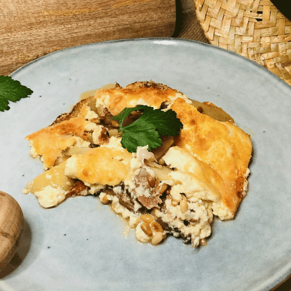 Gratiné d'endives, pomme et parmesan