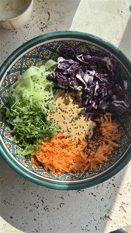 Springs rolls salad