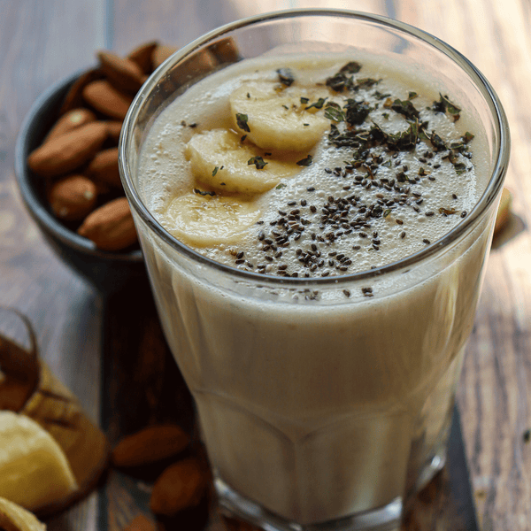 Milk-shake bananes & lait d'amande