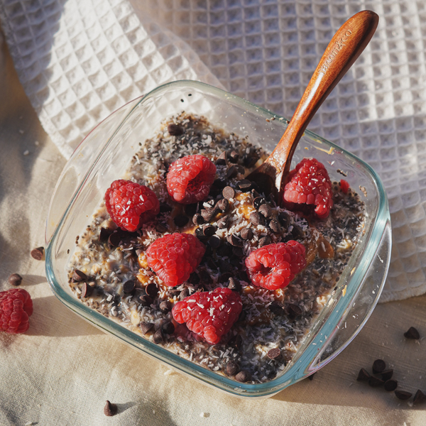 Overnight porridge avoine et chia