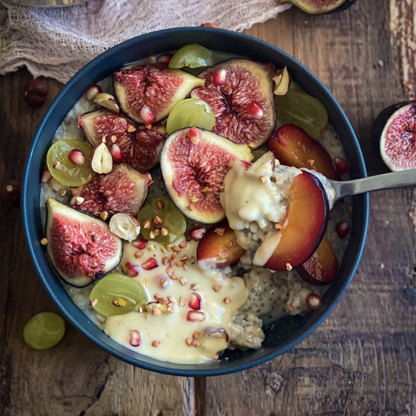 Porridge figues raisin et prunes