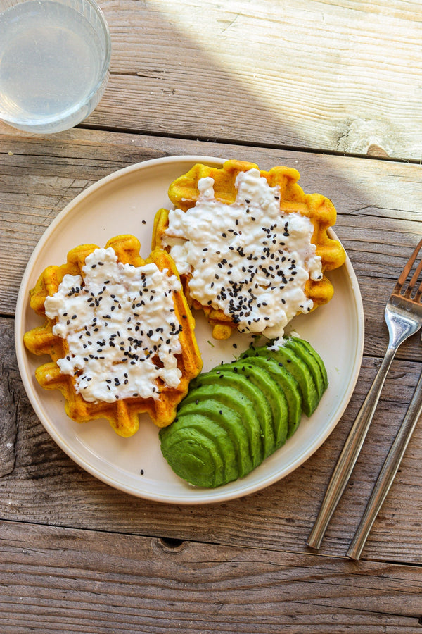 Gaufres salées au skyr