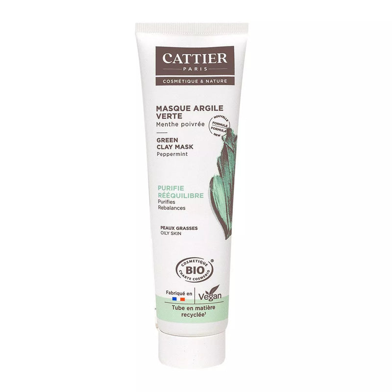 MASQUE ARGILE VERTE 100ML CATTIER