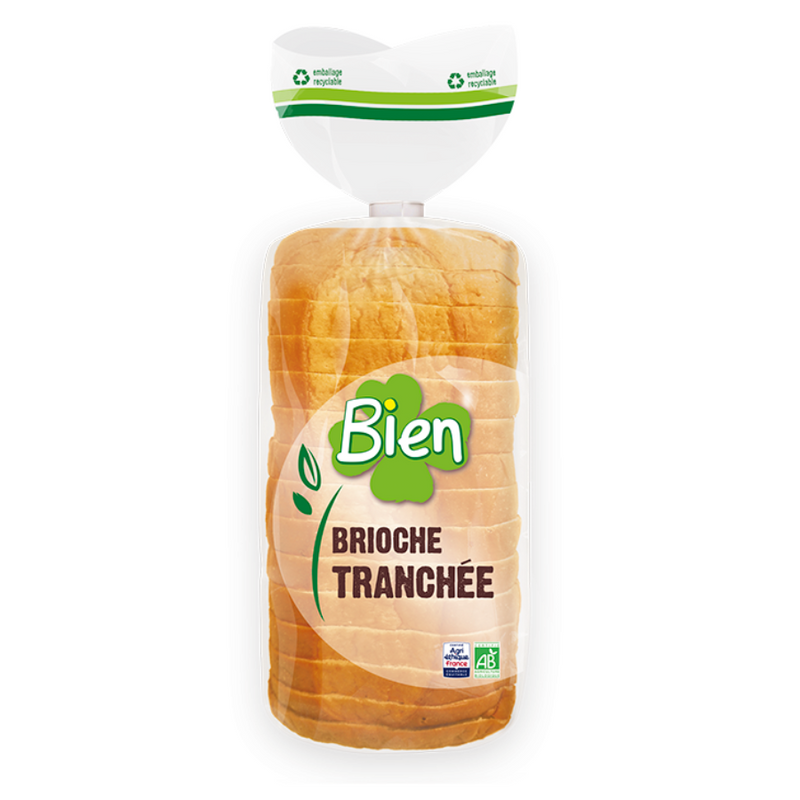 BRIOCHE NATURE TRANCHEE 400GR