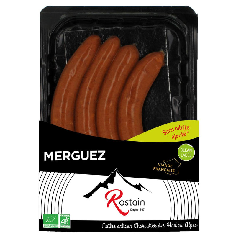 MERGUEZ BOEUF AGNEAU X4 230G