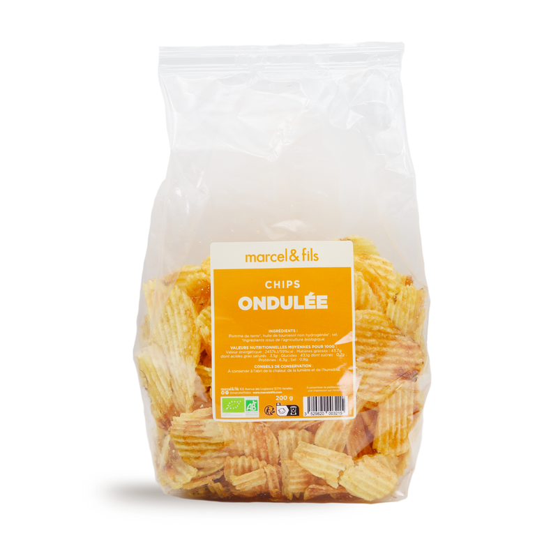 Chips ondulées