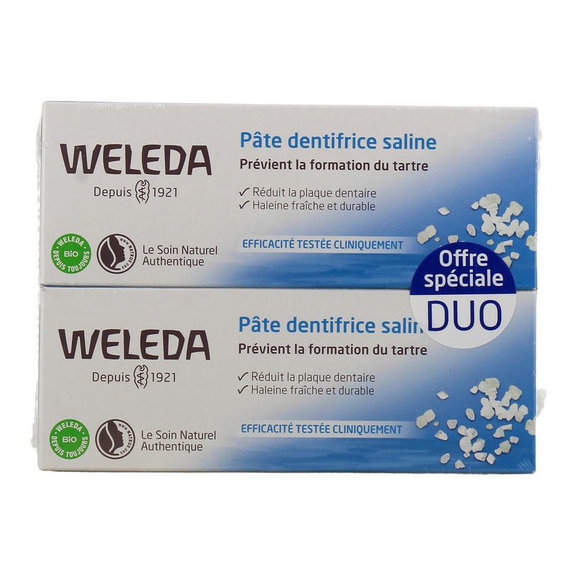 DUO DENTIFRICE SALINE 2X75