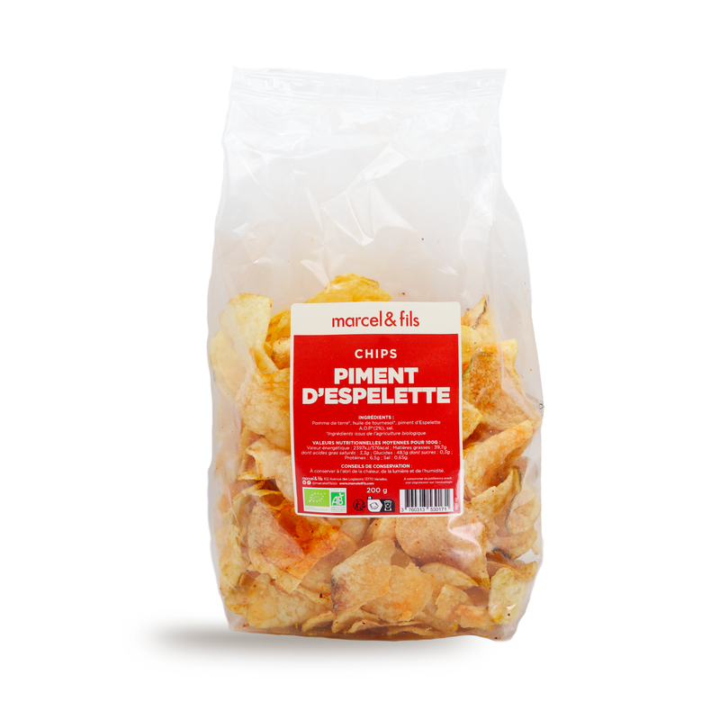 Chips au piment d'Espelette