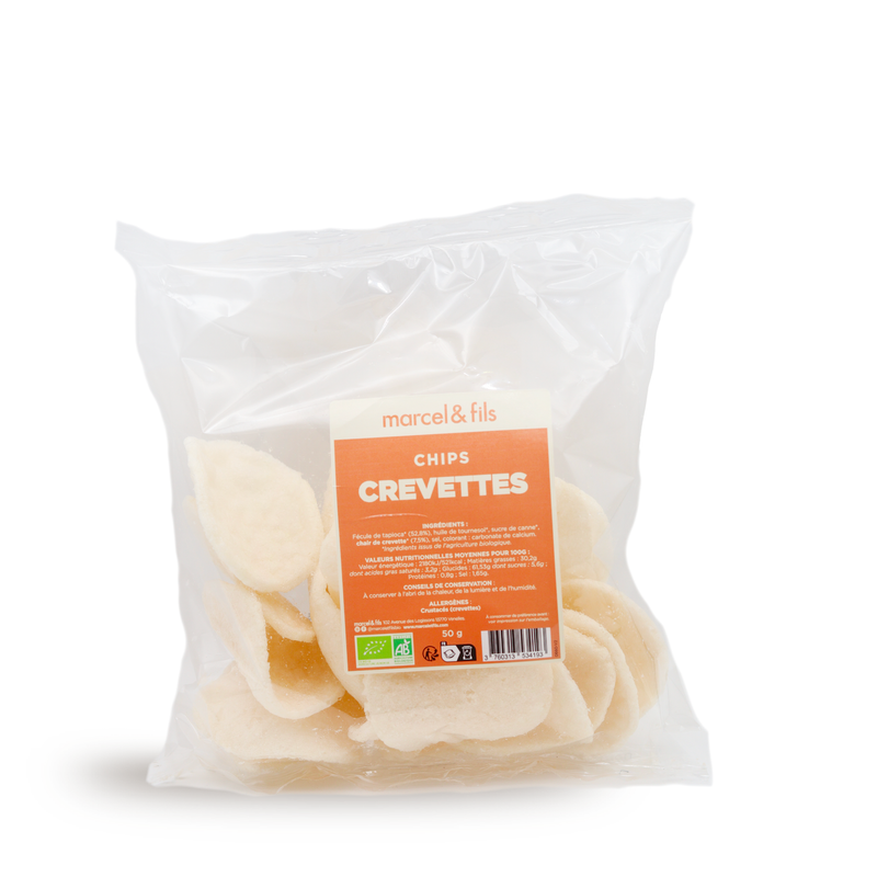 Chips de crevettes