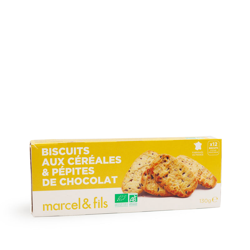 Biscuits aux céréales & pépites de chocolat