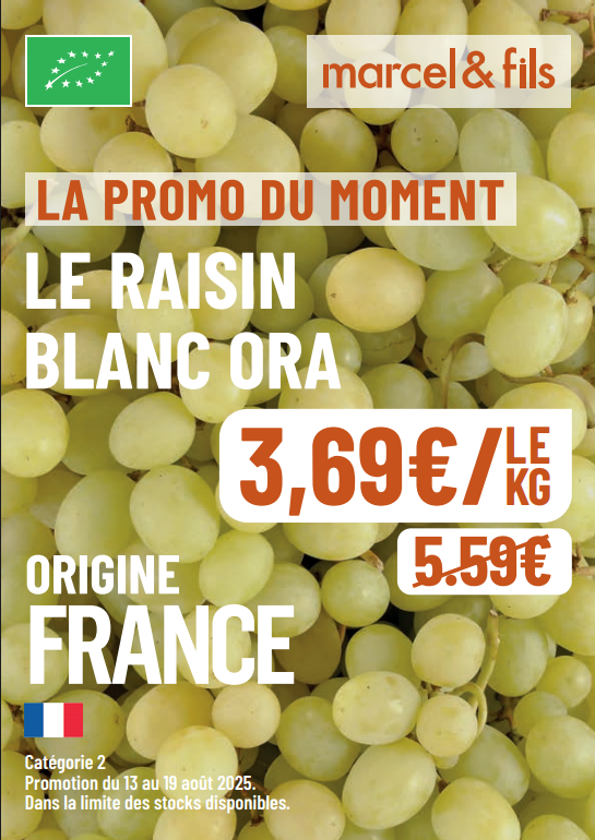 Le raisin blanc ora
