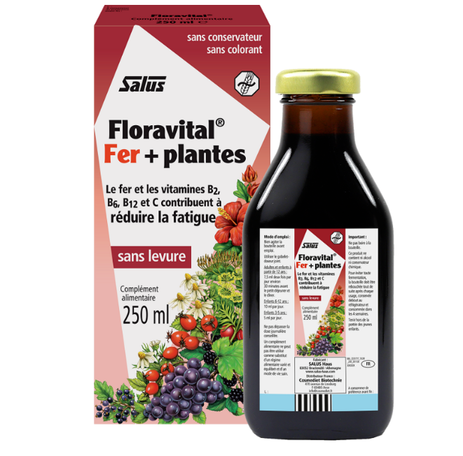 FLORADIX SIROP FER ET PLANTES 250ML