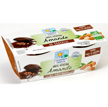 DESSERT AMANDES CHOCOLAT 2X100GR