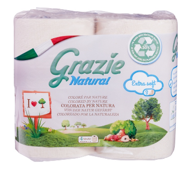 PAPIER TOILETTE 3 PLIS X4 RLX GRAZI