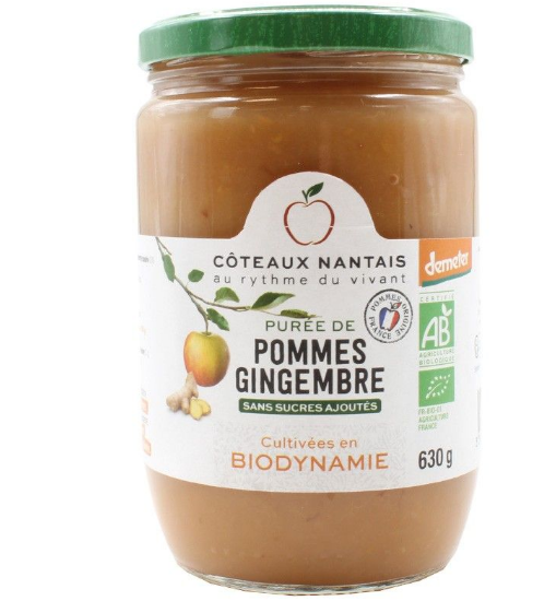PUREE DE POMME GINGEMBRE 630G