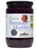 PUREE POMME MYRTILLE 630G COTEAUX