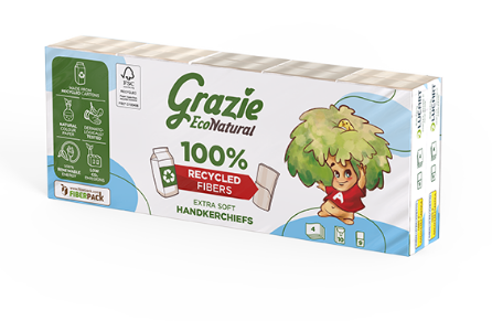 MOUCHOIRS ETUIS X10 GRAZIE NATURAL