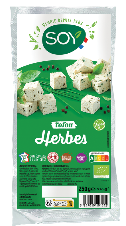Tofu aux herbes 2 x 125 g