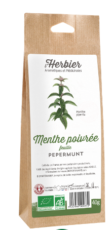 MENTHE POIVREE FEUILLE 40G HERBIER
