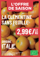 La clémentine sans feuille