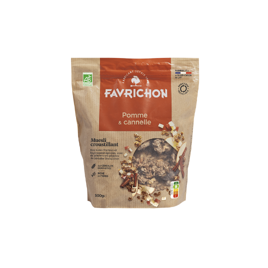 MUESLI CROUSTI POMME CANNELLE 500G