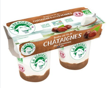 YAOURT BREBIS CHATAIGNE 2X125G