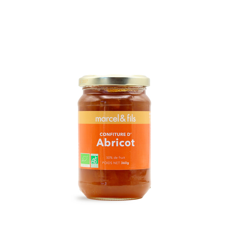 Confiture d'abricots 50% fruits