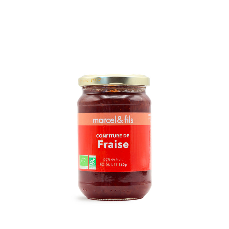 Confiture de fraises 50% fruits