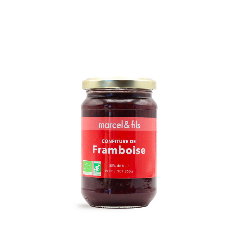 Confiture de framboises 50% fruits