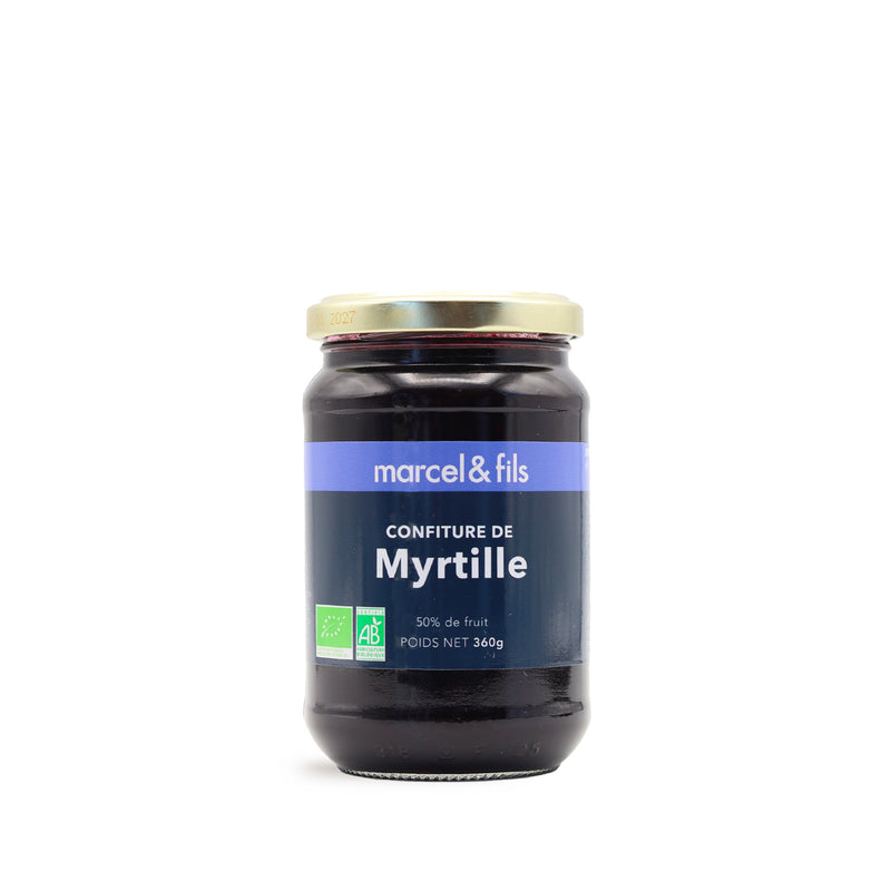 Confiture de myrtilles 50% fruits