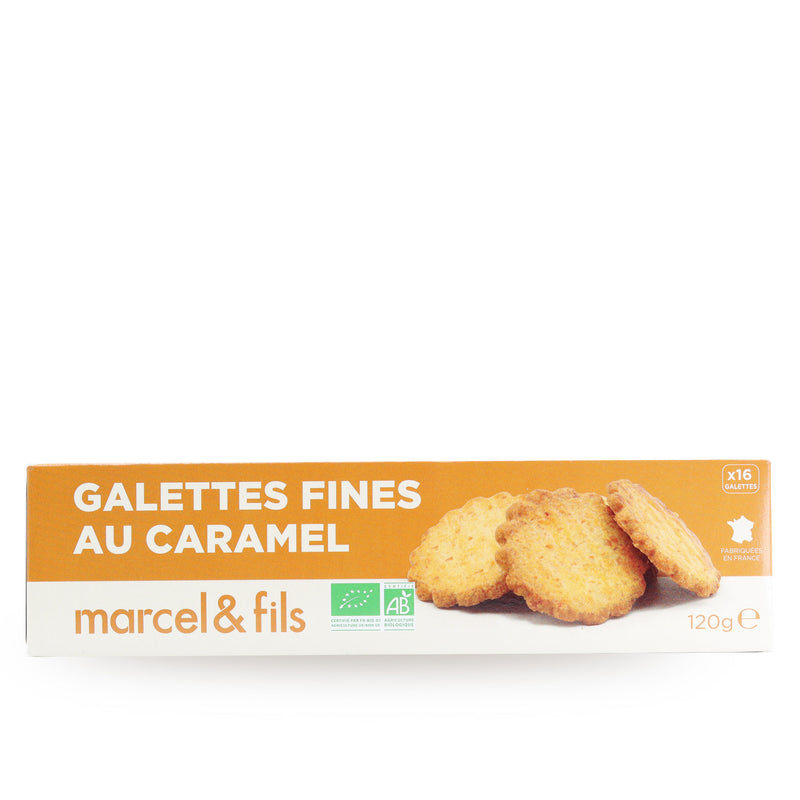 Galettes fines au caramel