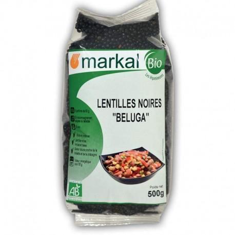 LENTILLE BELUGA 500G MARKAL