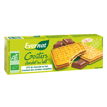 GOUTER CARRES CHOCOLAT AU LAIT 225G