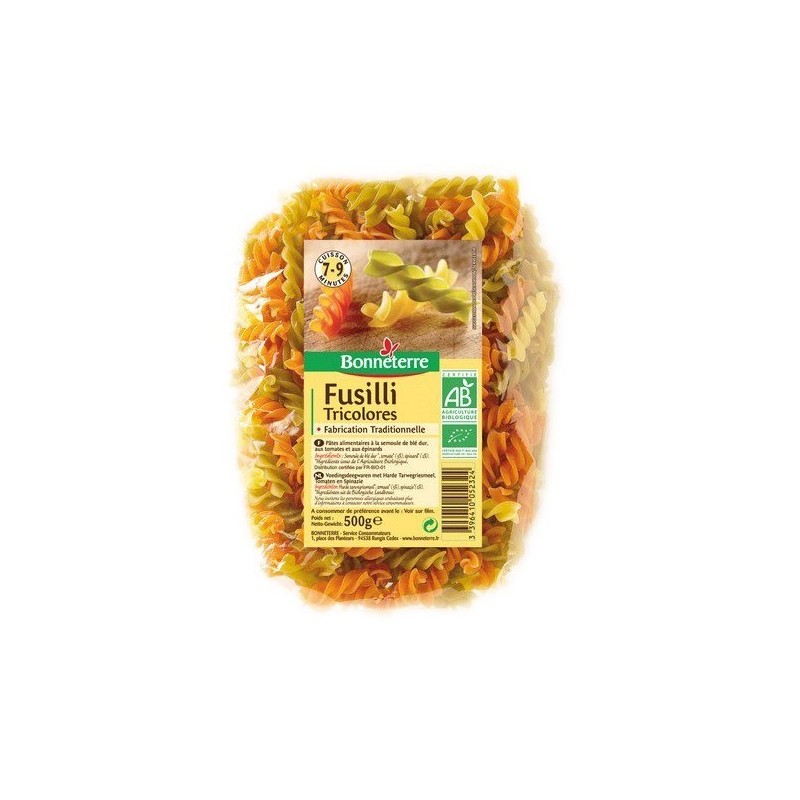 FUSILLI TRICOLORE 500G