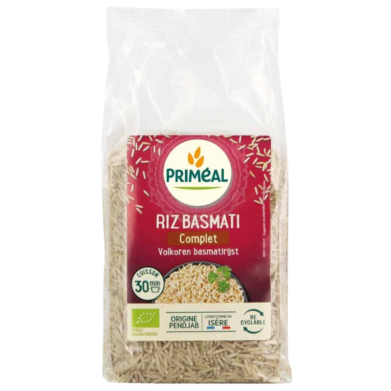 RIZ BASMATI COMPLET 500G PRIMEAL