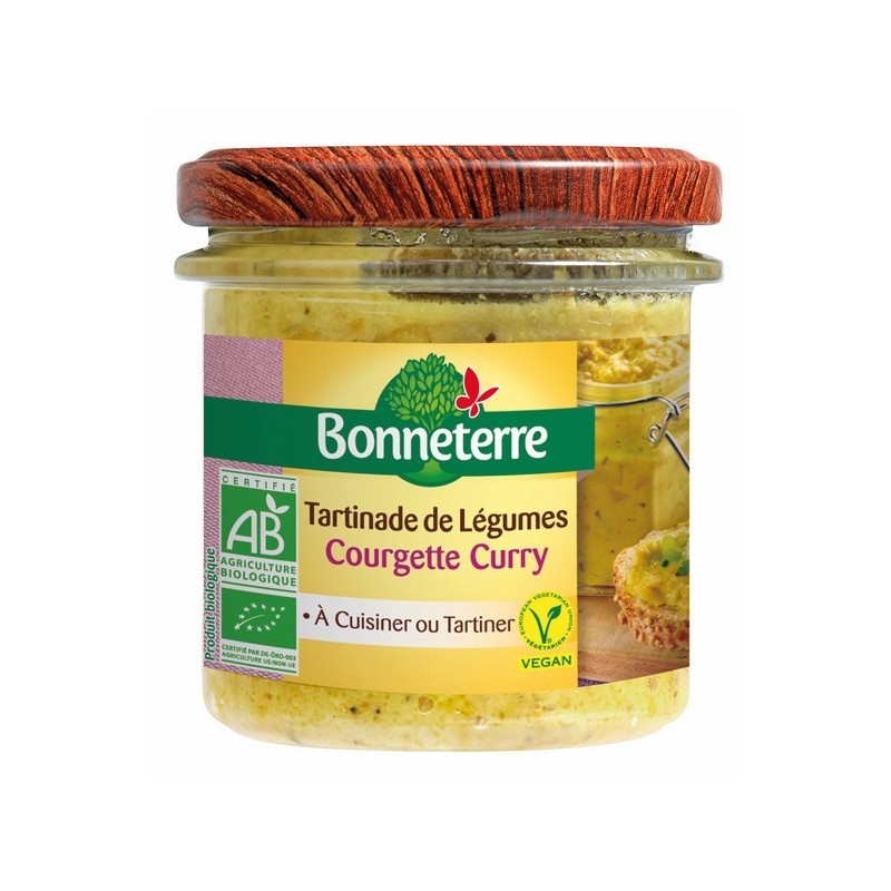TARTINADE COURGETTE CURRY 135G