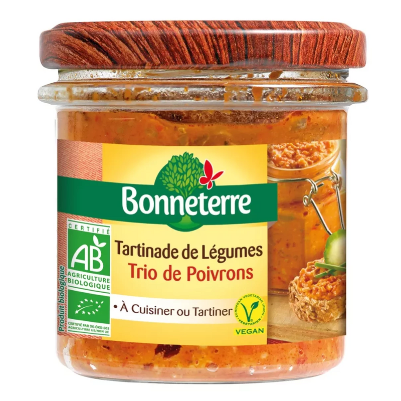 TARTINADE TRIO DE POIVRON 135G