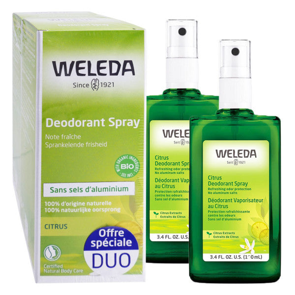 DUO DEODORANT AU CITRUS 2X100