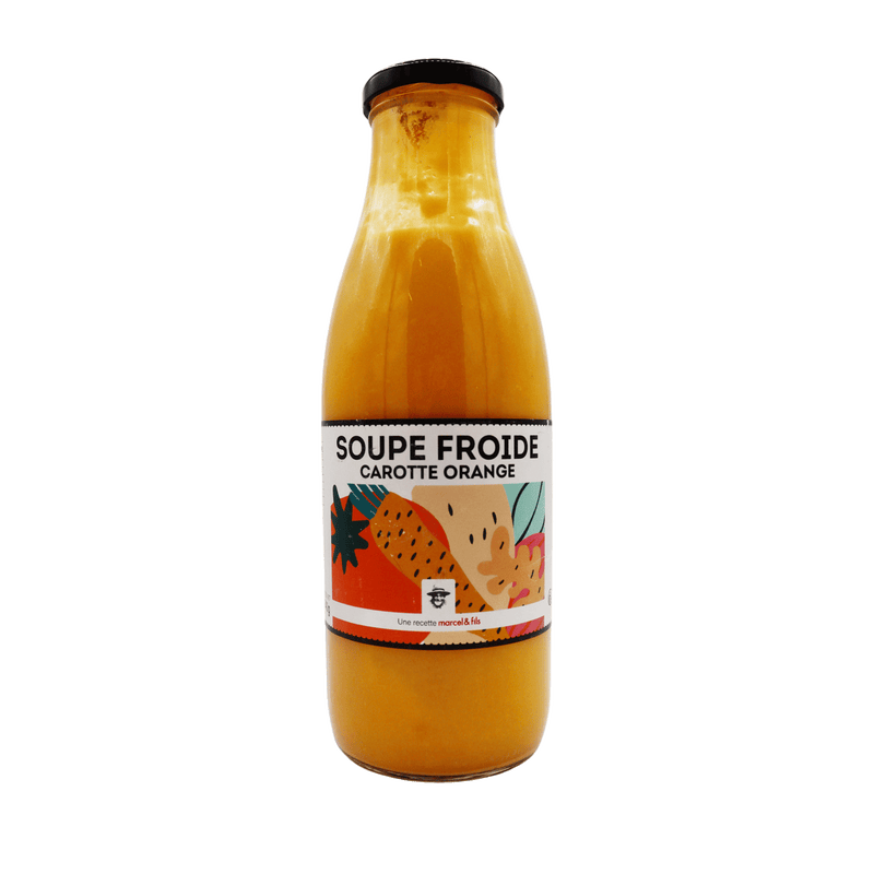 Soupe froide carotte & orange