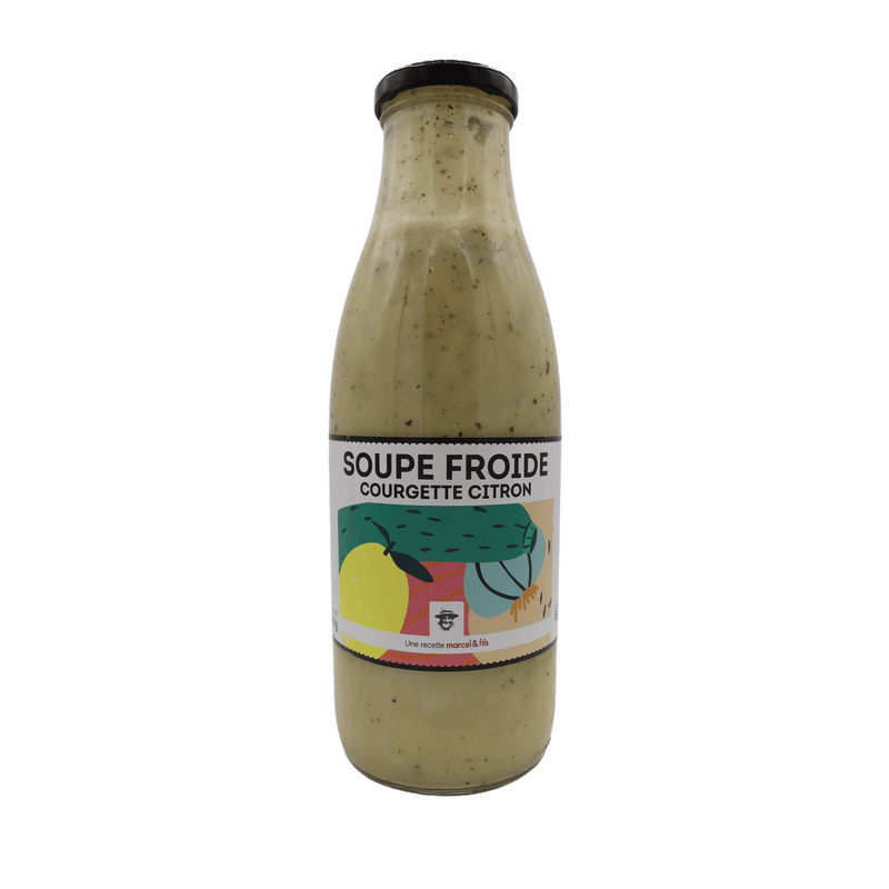 Soupe froide courgette & citron