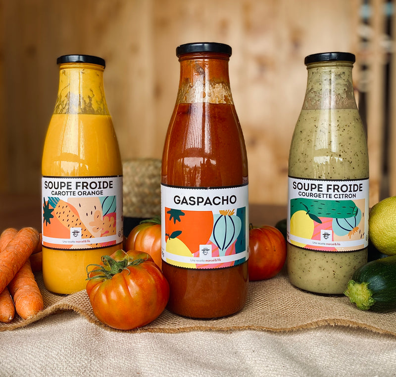 Soupe froide carotte & orange